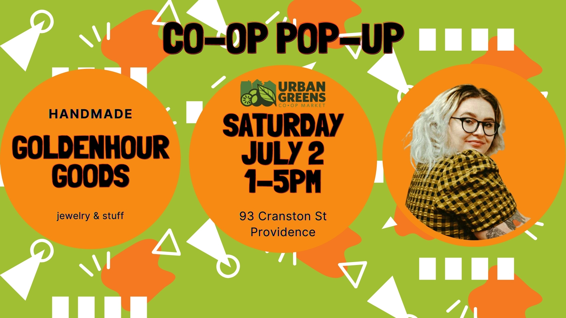Pop-up shop at the co-op with Goldenhour Goods