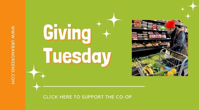 This Giving Tuesday we are asking you to consider donating to the co-op.