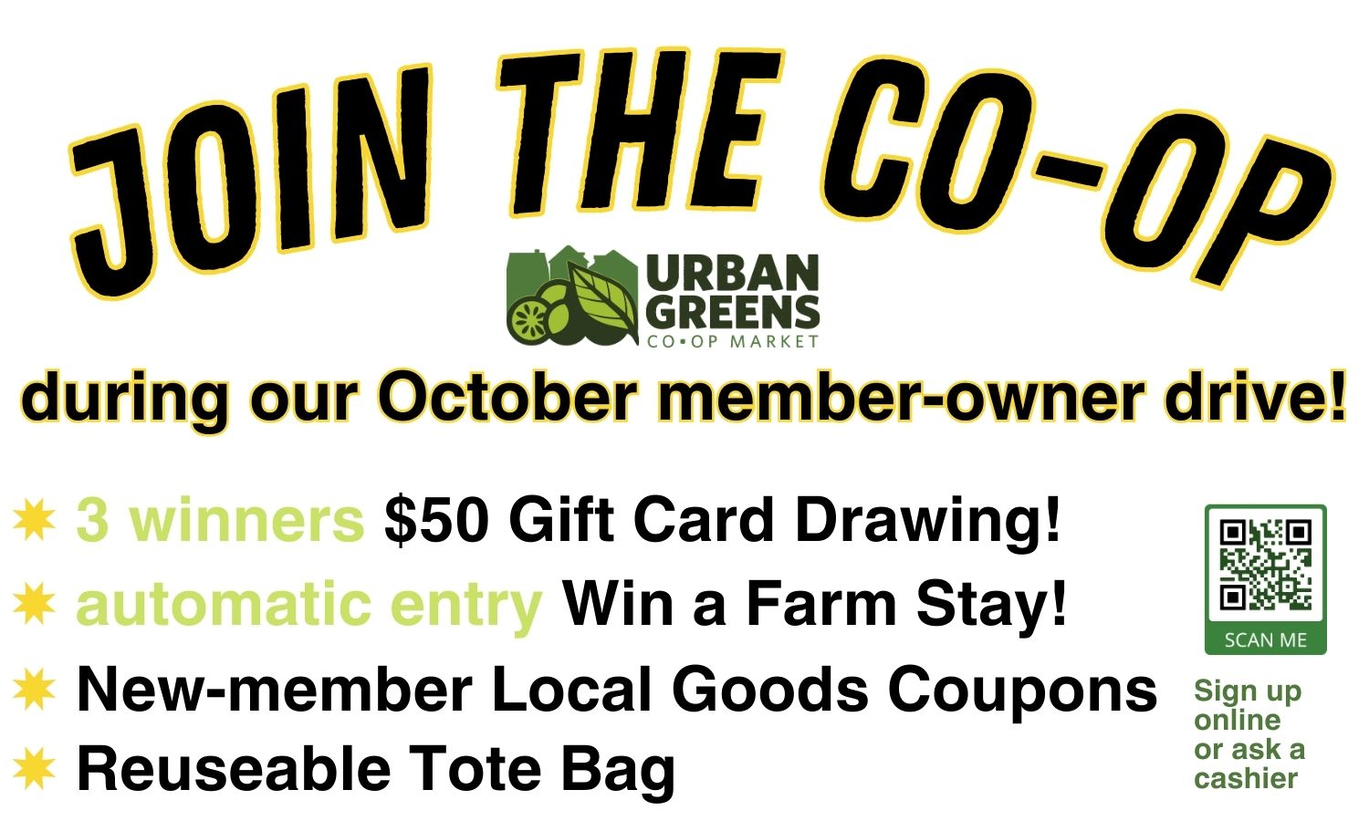 Co-op Month is a great time to Join Us!