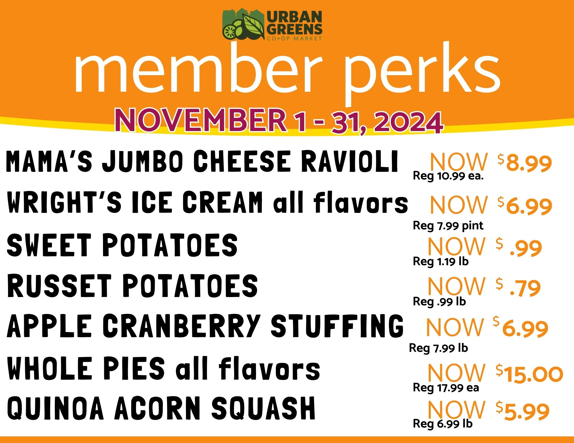 Members get these perks all November