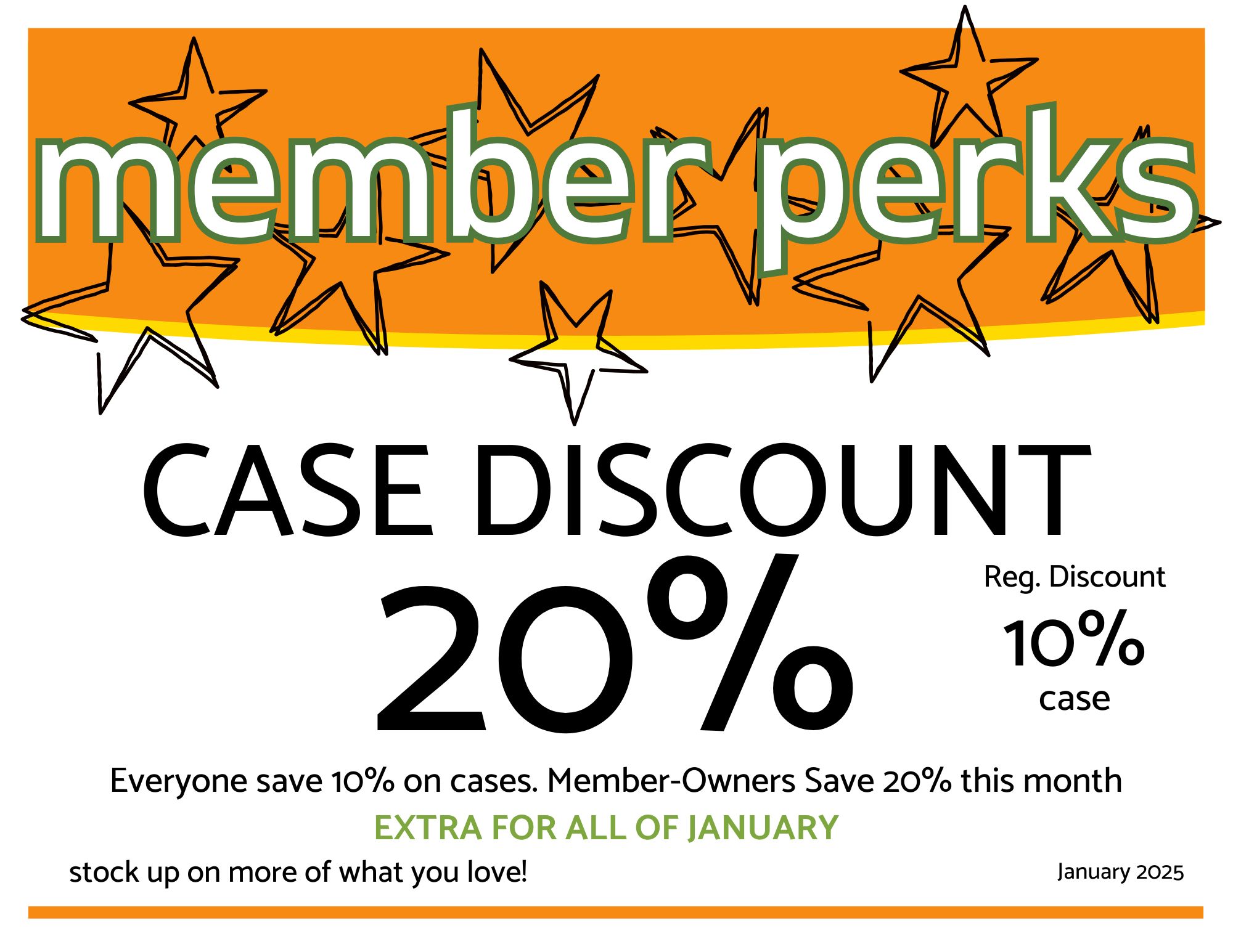 Bonus January Member Perks!