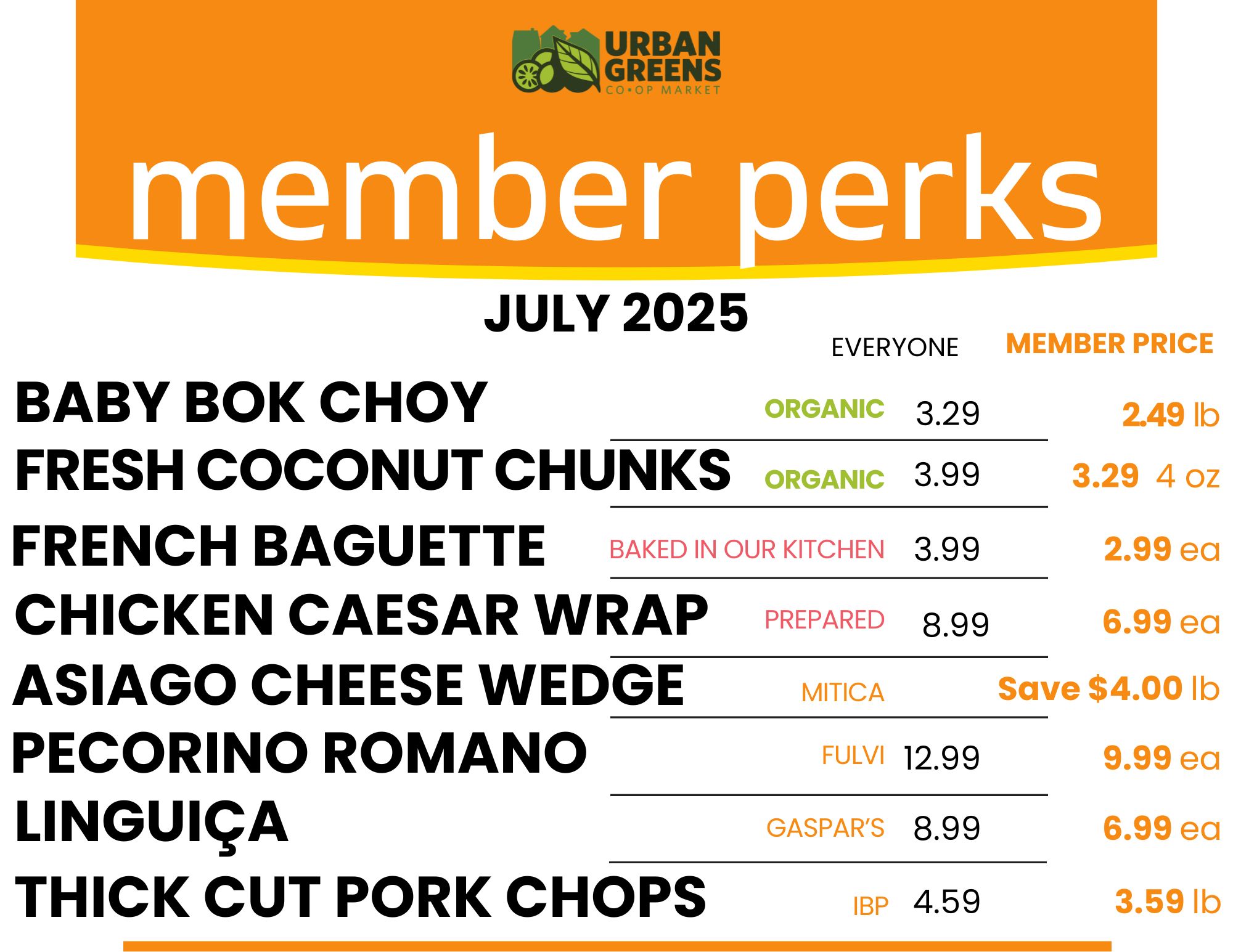 July Member Perks