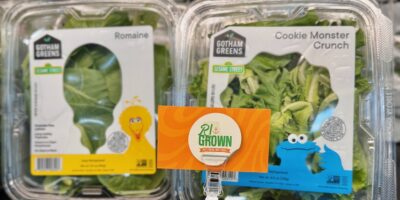 RI Commerce card on Gotham Greens selections.