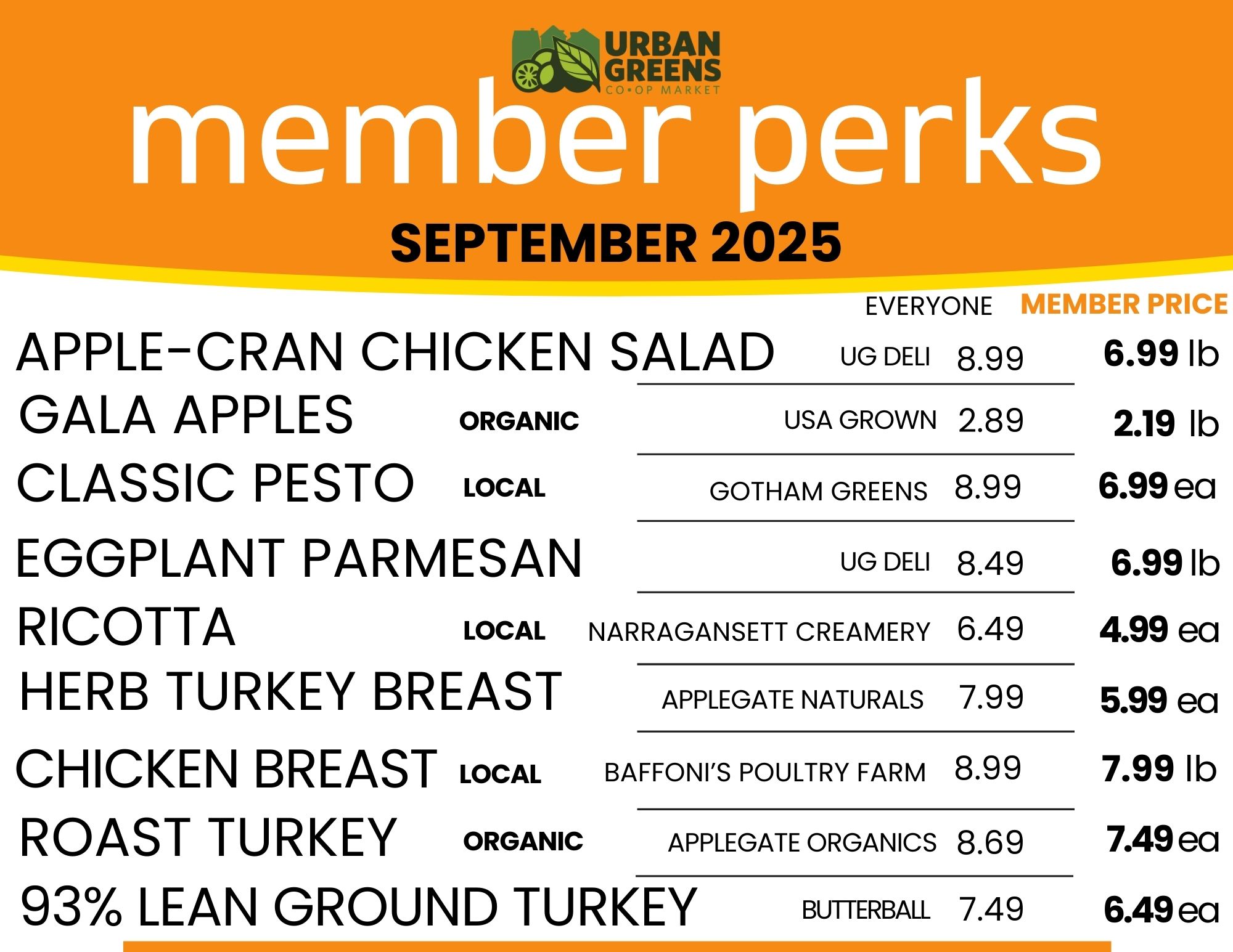 August Member Perks