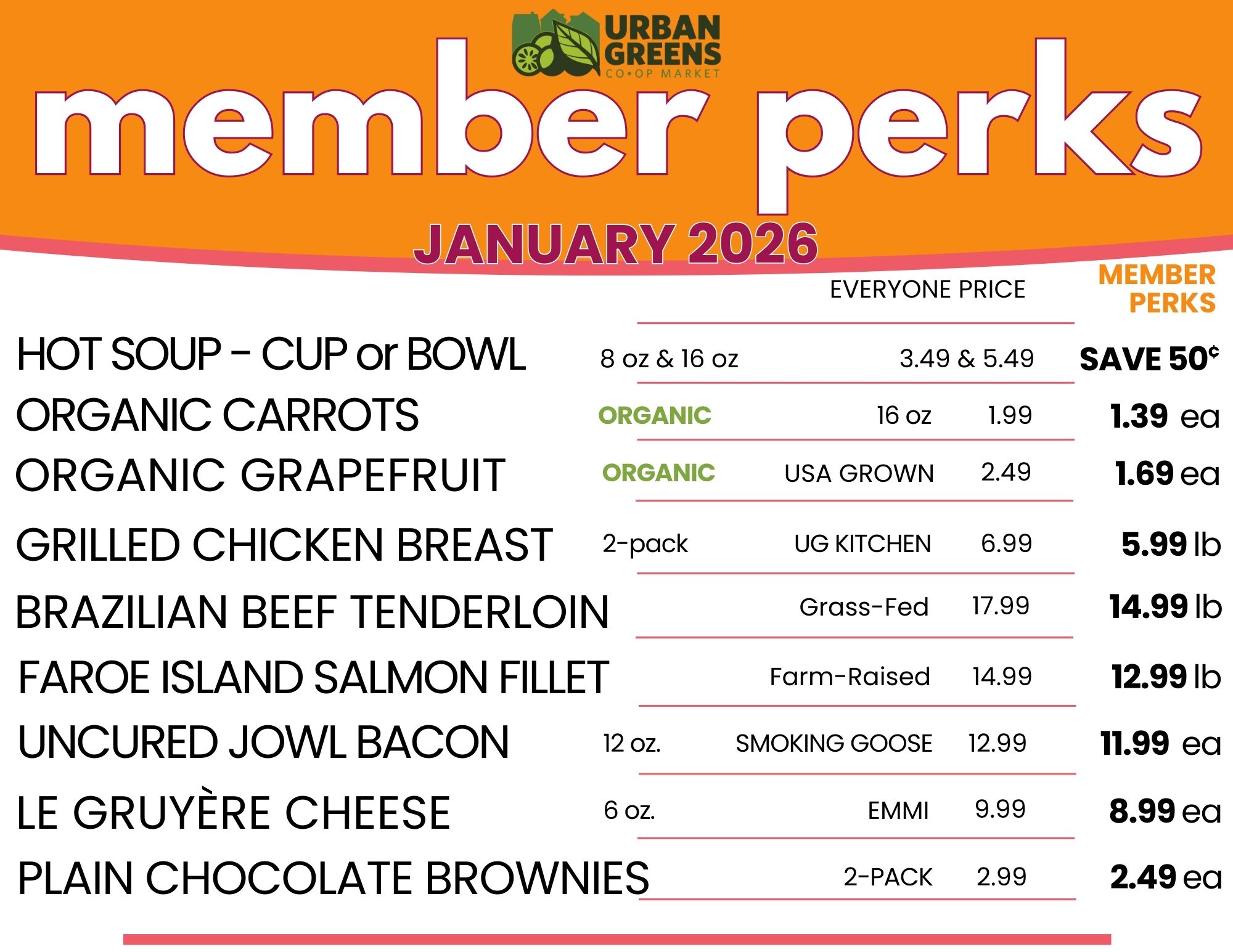 January Member Perks